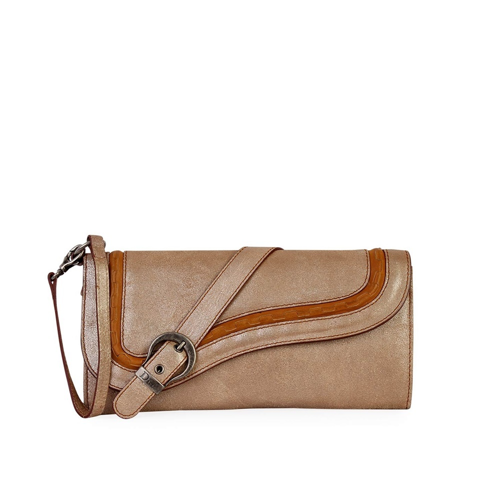 DIOR Gaucho Evening Clutch Nude Luxity