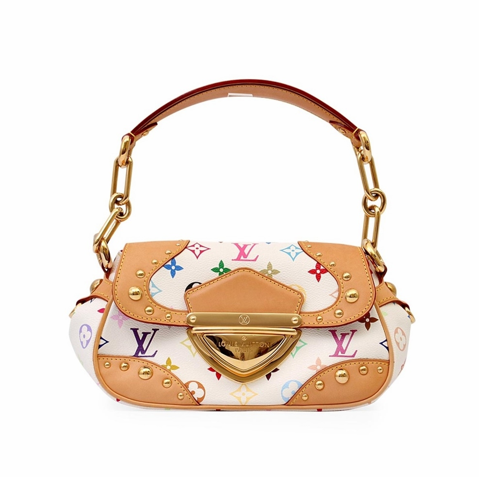 Louis Vuitton Multicolor Beverly Pm White Luxity