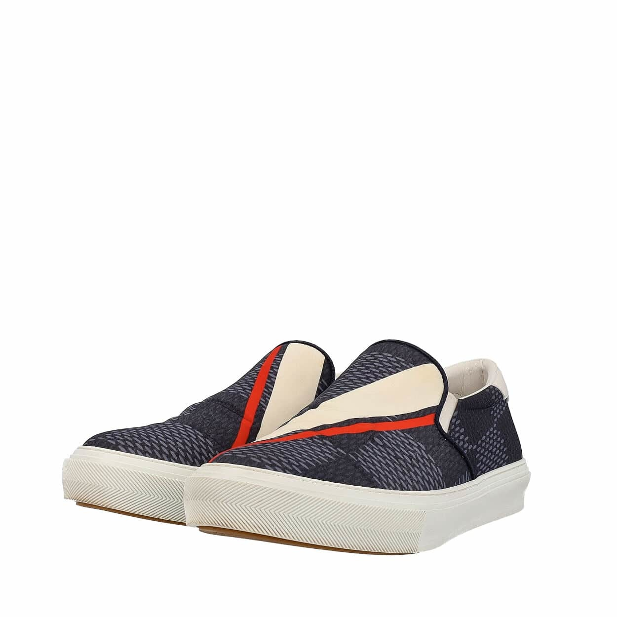 LOUIS VUITTON Canvas America S Cup 2017 Slip On Sneakers Luxity