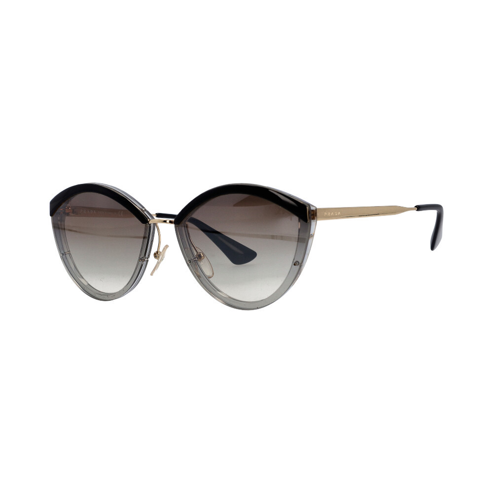 Prada Cat Eye Sunglasses Spr U Black Luxity