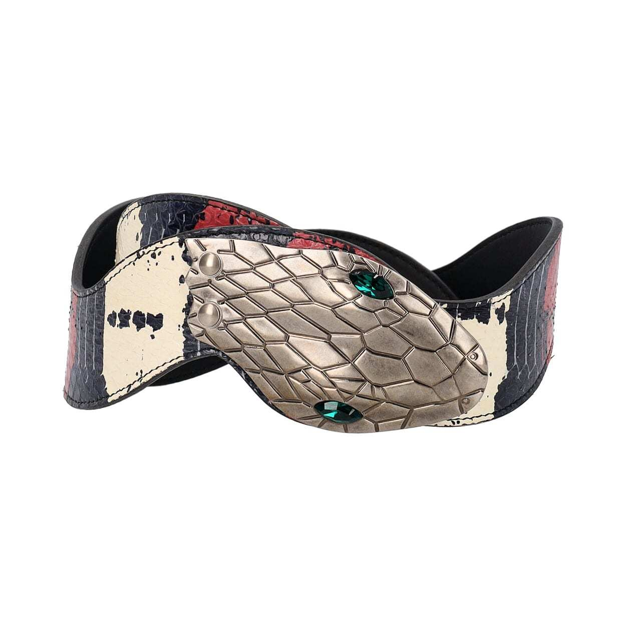 Snakeskin belt gucci online