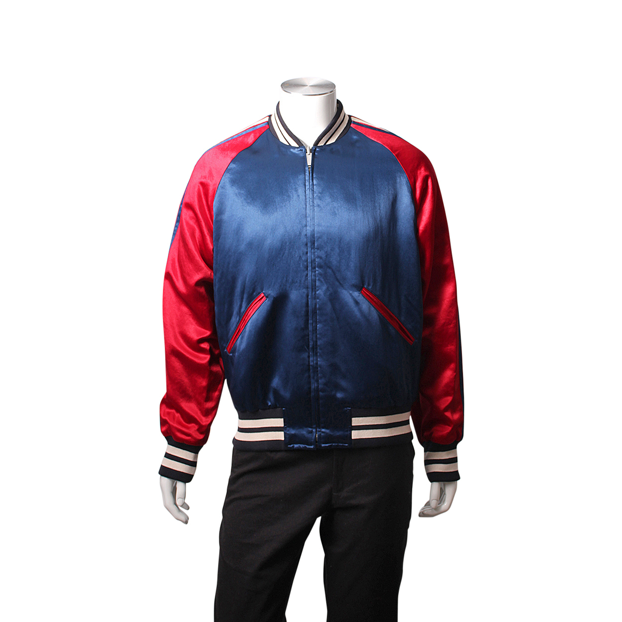 Acetate bomber with gucci stripe online