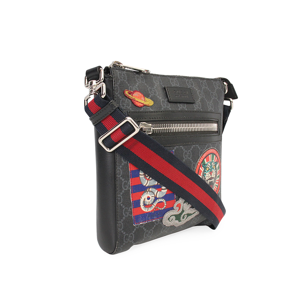 GUCCI Supreme Night Courrier Messenger Black Luxity