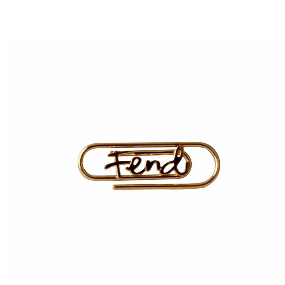 FENDI Money Clip Gold Luxity