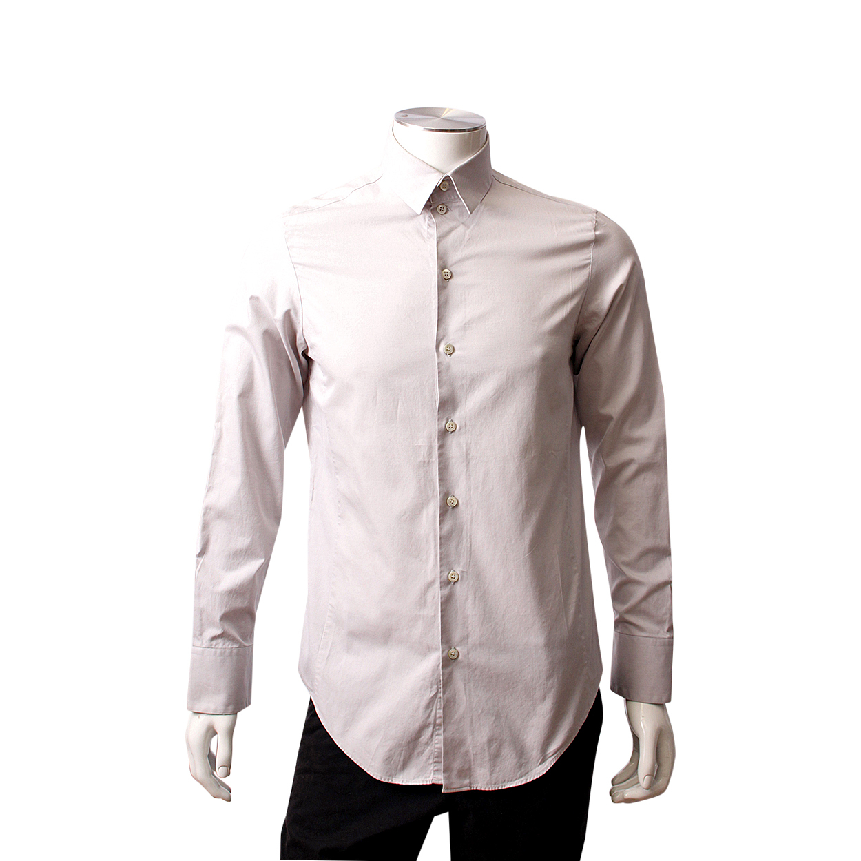 Giorgio Armani Cotton Shirt Grey Luxity