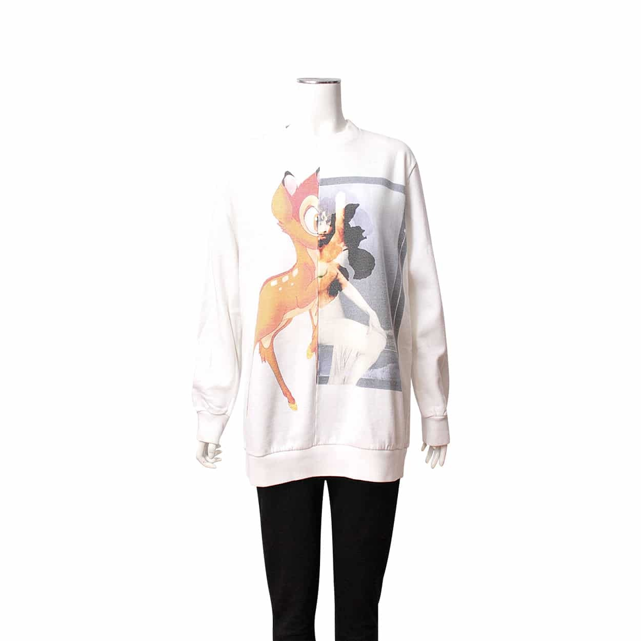 GIVENCHY Cotton Bambi Sweatshirt White Luxity