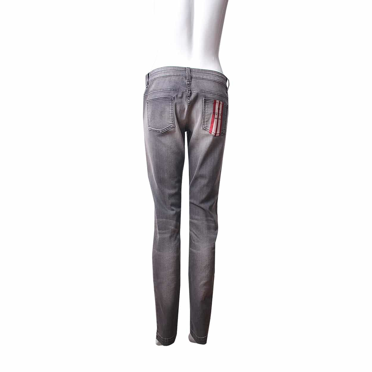 GUCCI Grey Skinny Denim Size high quality 4