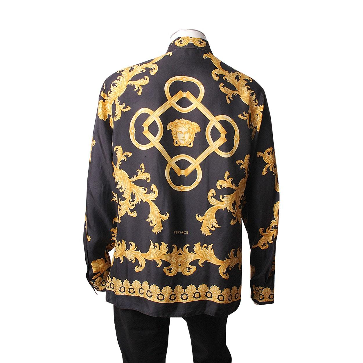 Faux versace silk shirt best sale