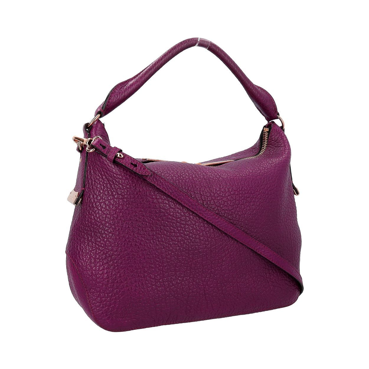 Purple burberry bag on sale