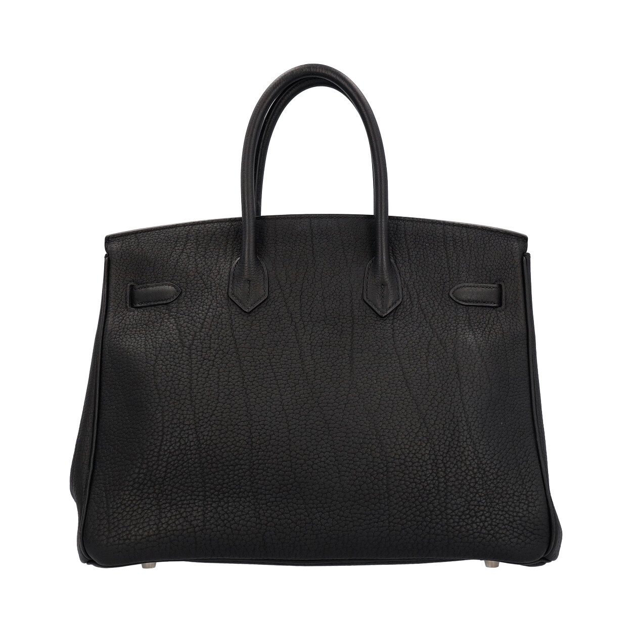 HERMES Fjord Leather Birkin 35 Black Luxity