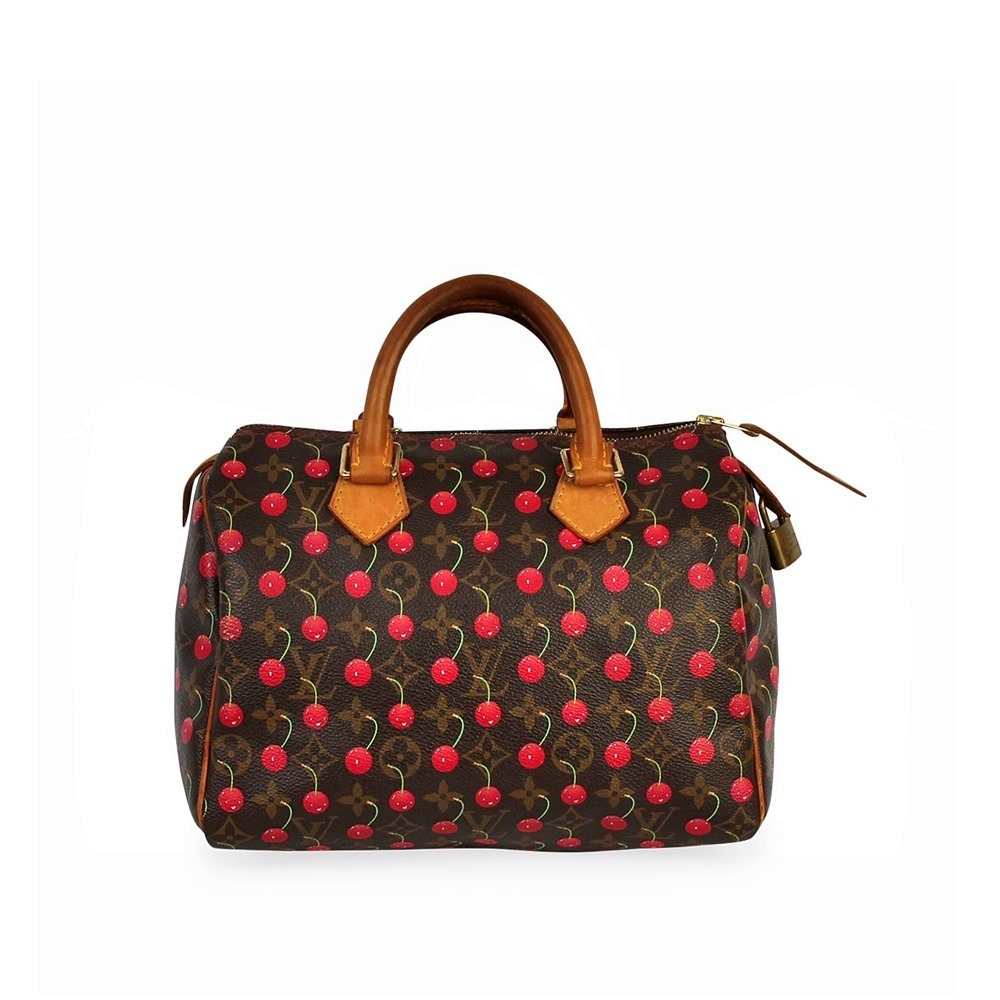 LOUIS VUITTON Cherry Cerise Speedy 25 Limited Edition Luxity