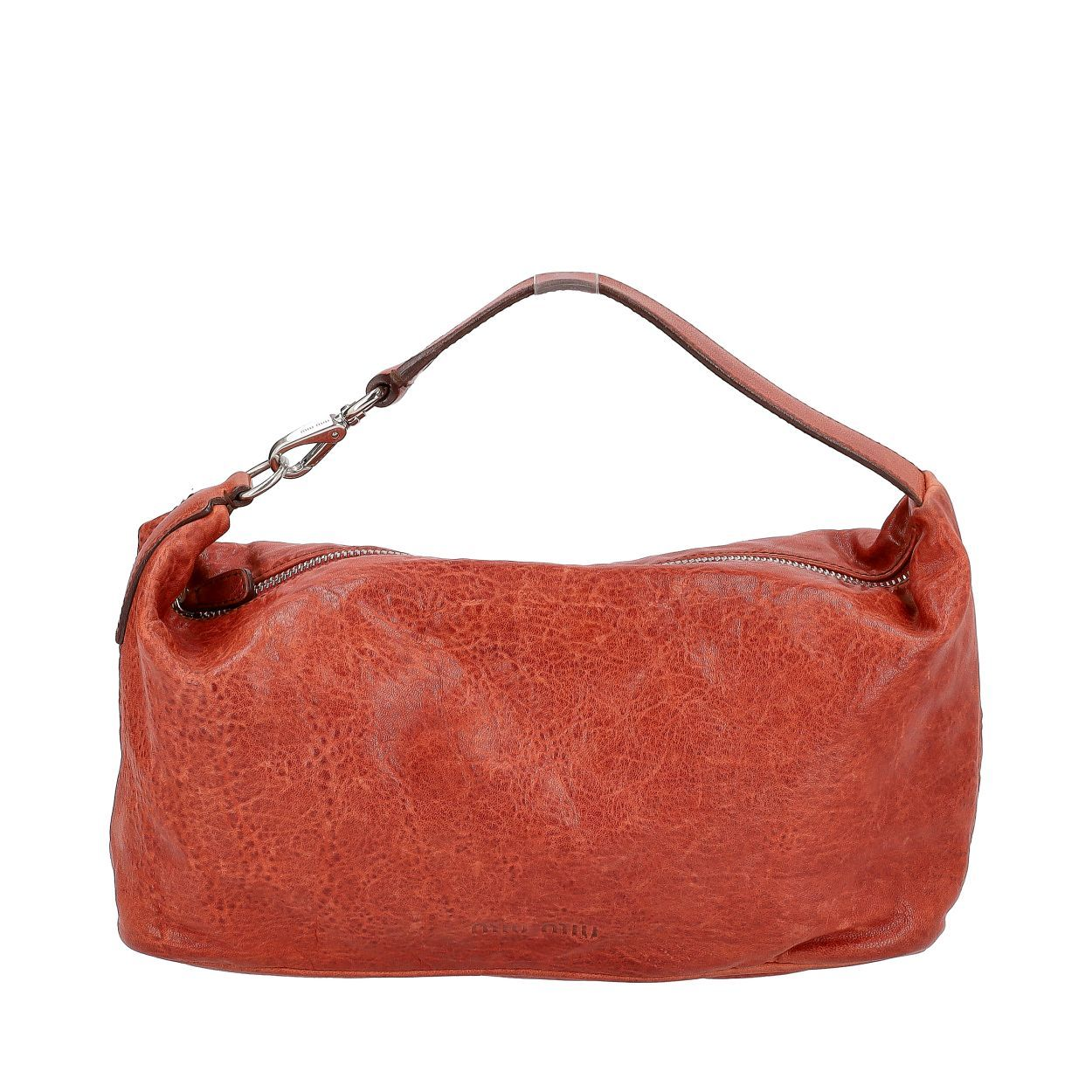 MIU MIU Vintage Leather Mini Bag Brick Red | Luxity