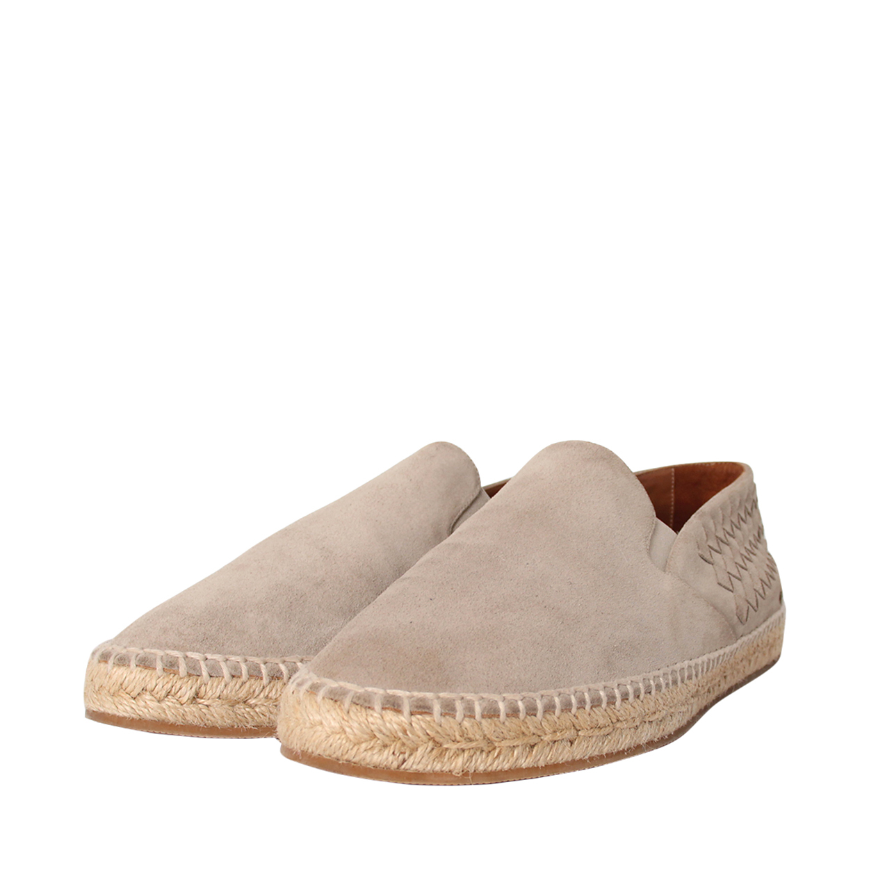 BOTTEGA VENETA Suede Gala Espadrilles Beige Luxity