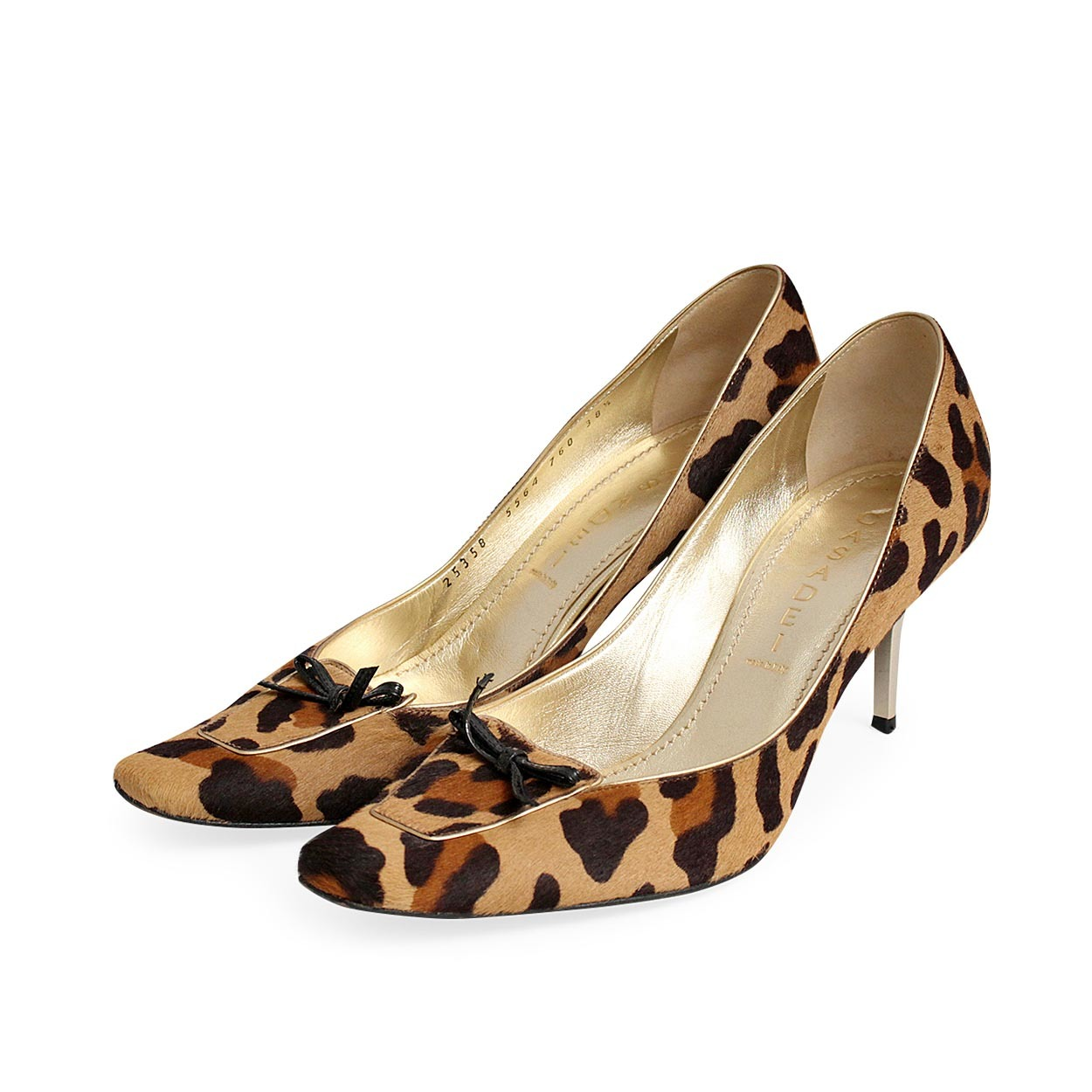 CASADEI Pony Hair Pumps Leopard Print Luxity