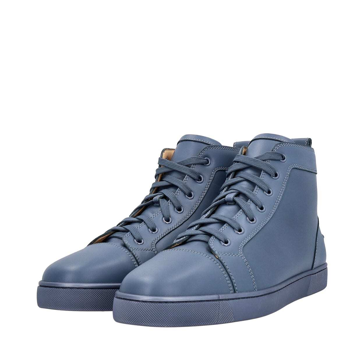 Louboutin sneaker blue hotsell