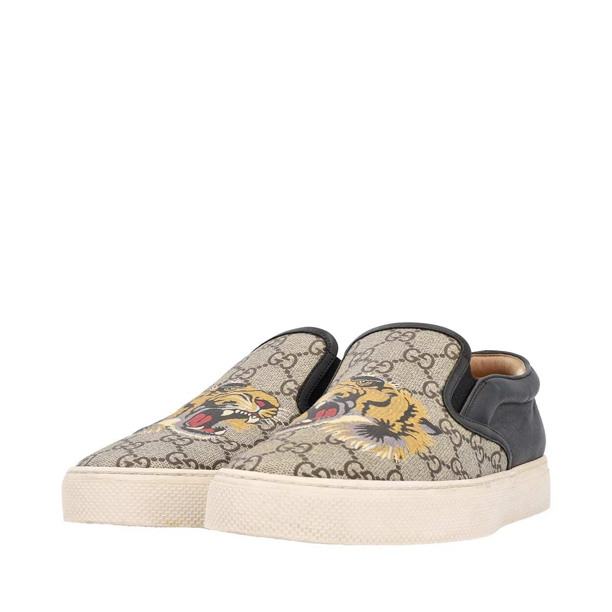 Gucci gg supreme slip on online