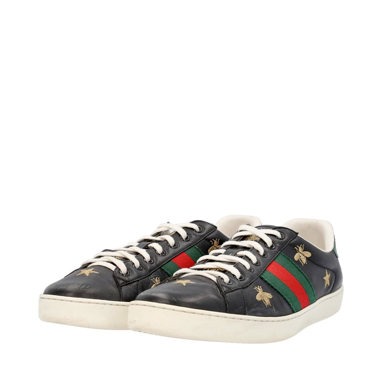 GUCCI Supreme Ace Bee Sneakers Black Luxity