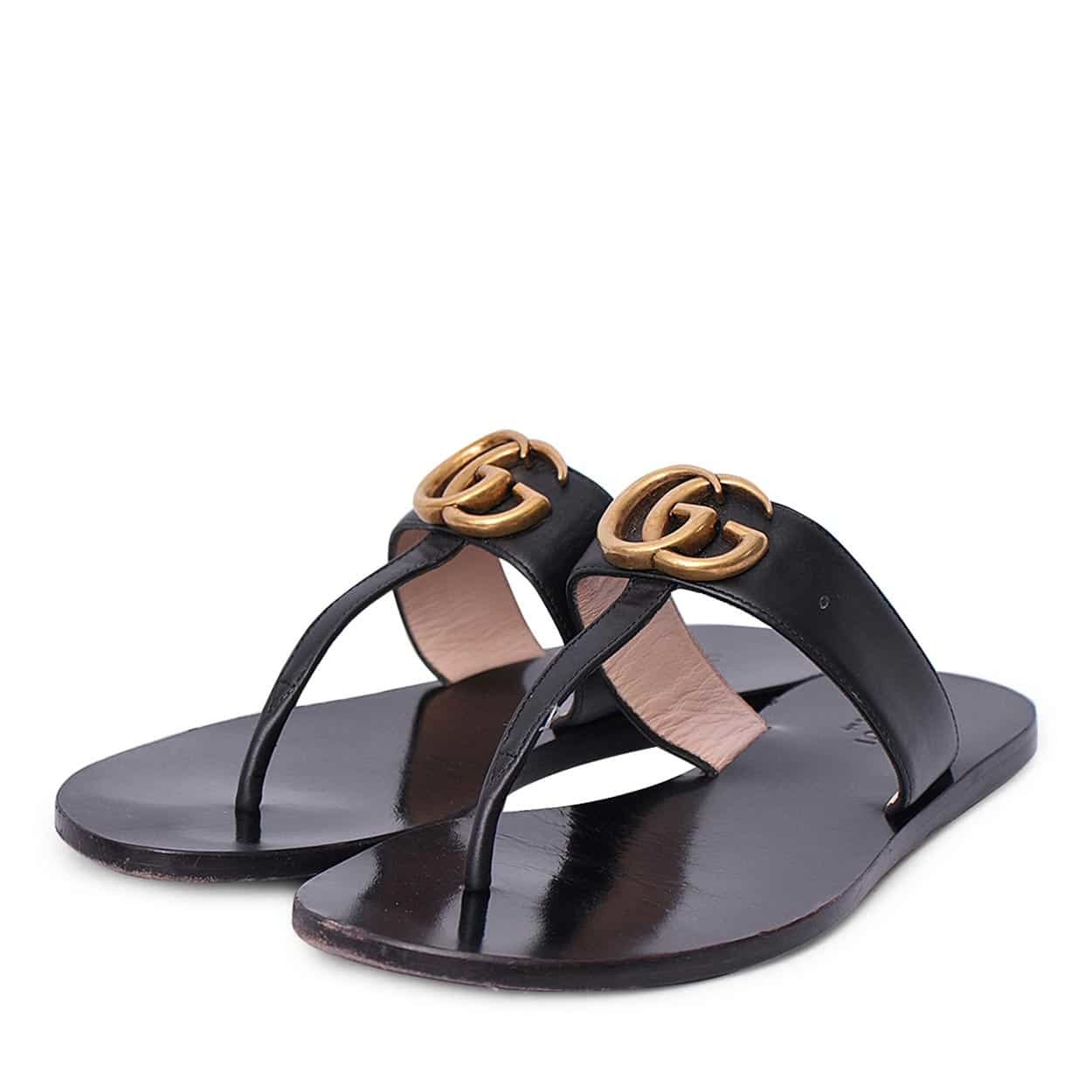 Gucci sandals with stones on sale