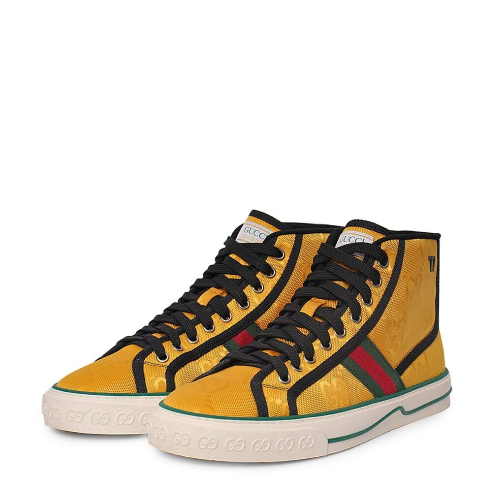 Gucci yellow sneakers online