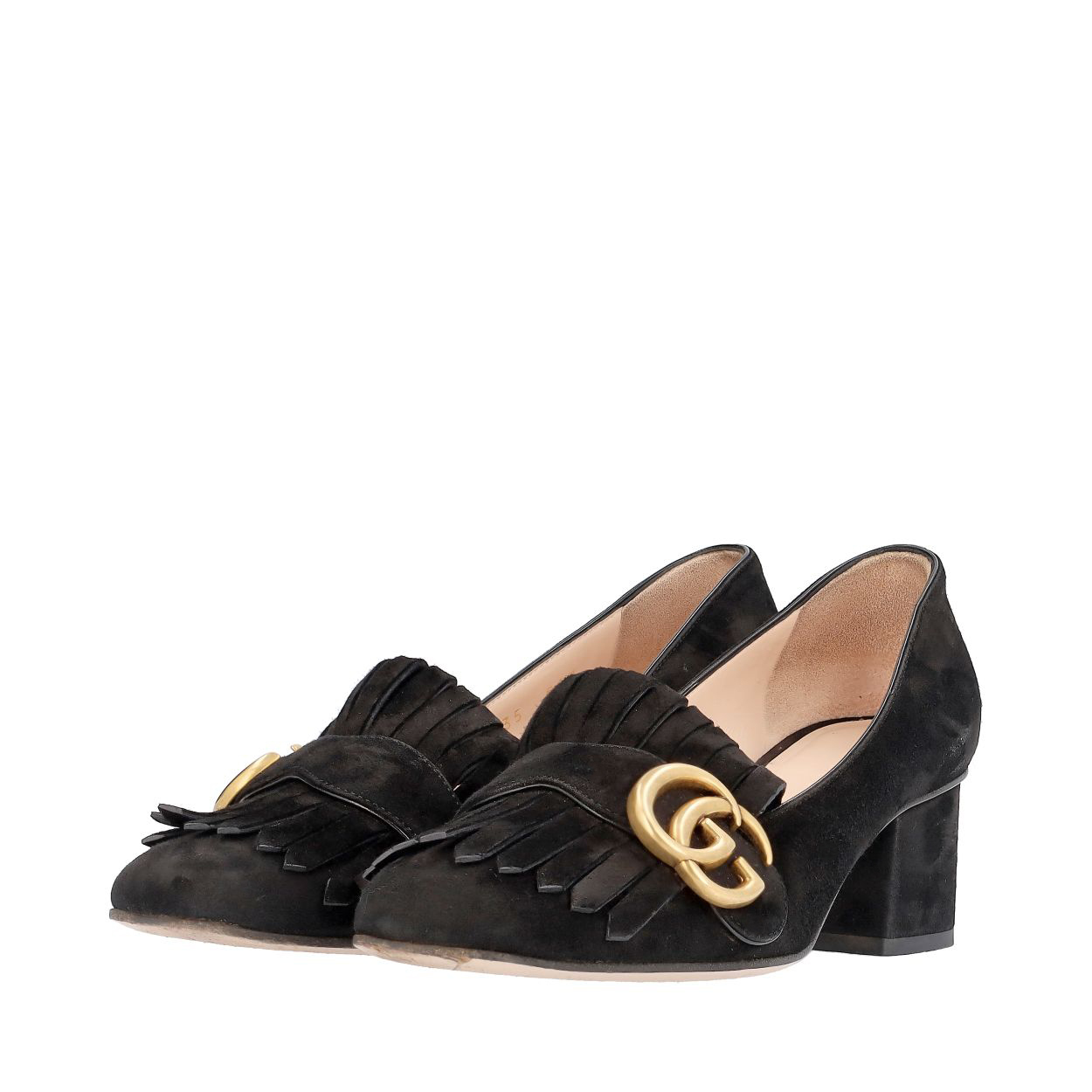 Gucci suede pumps best sale