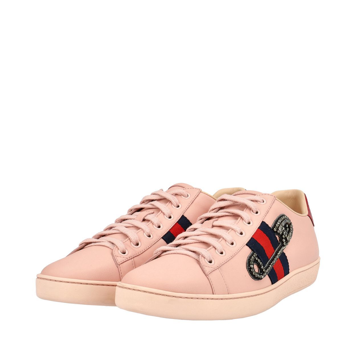 Gucci safety pin shops sneakers