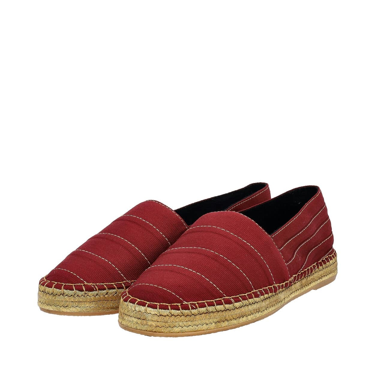 MARC JACOBS Canvas Sienna Espadrilles Burgundy Luxity