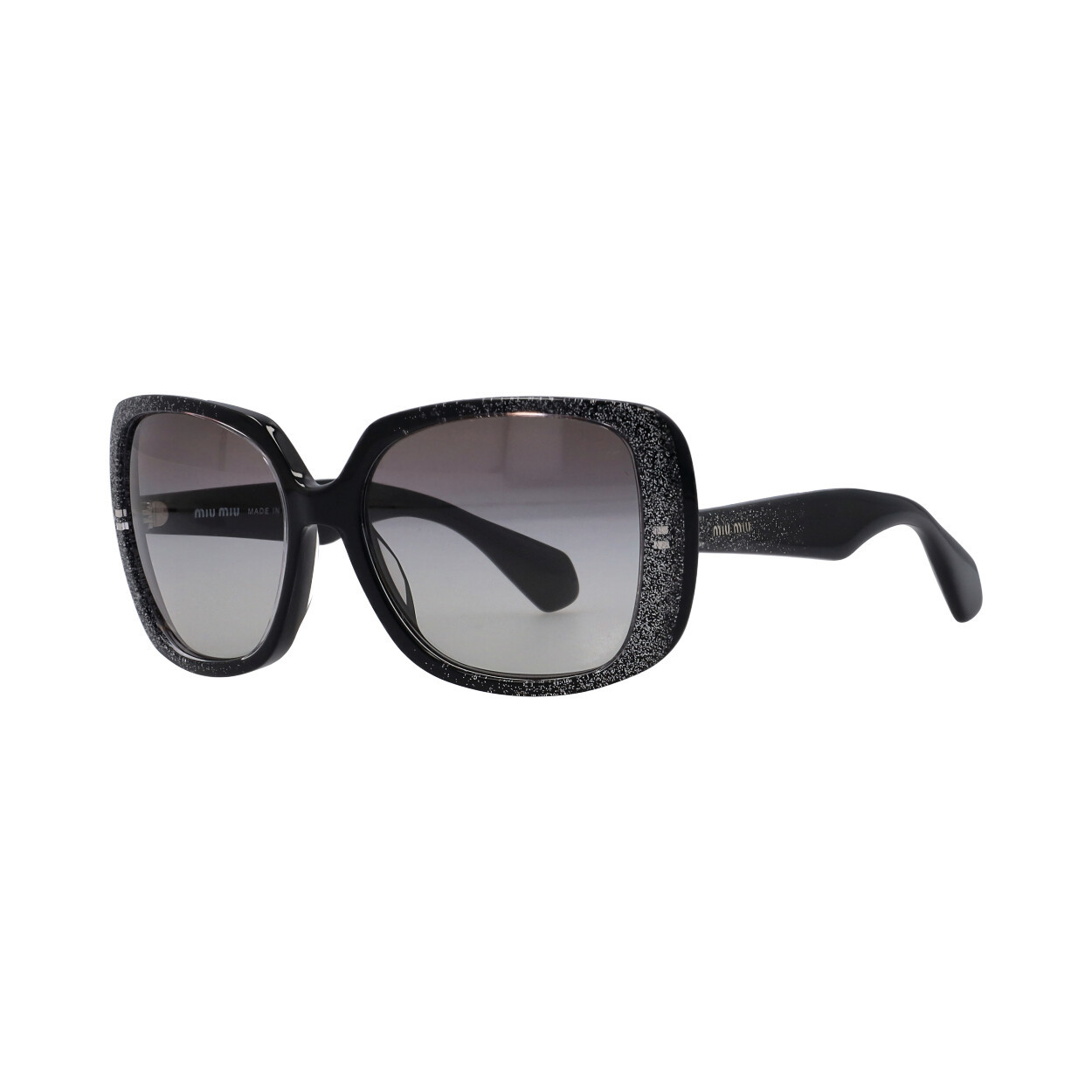 Miu miu noir eyewear with glitter best sale