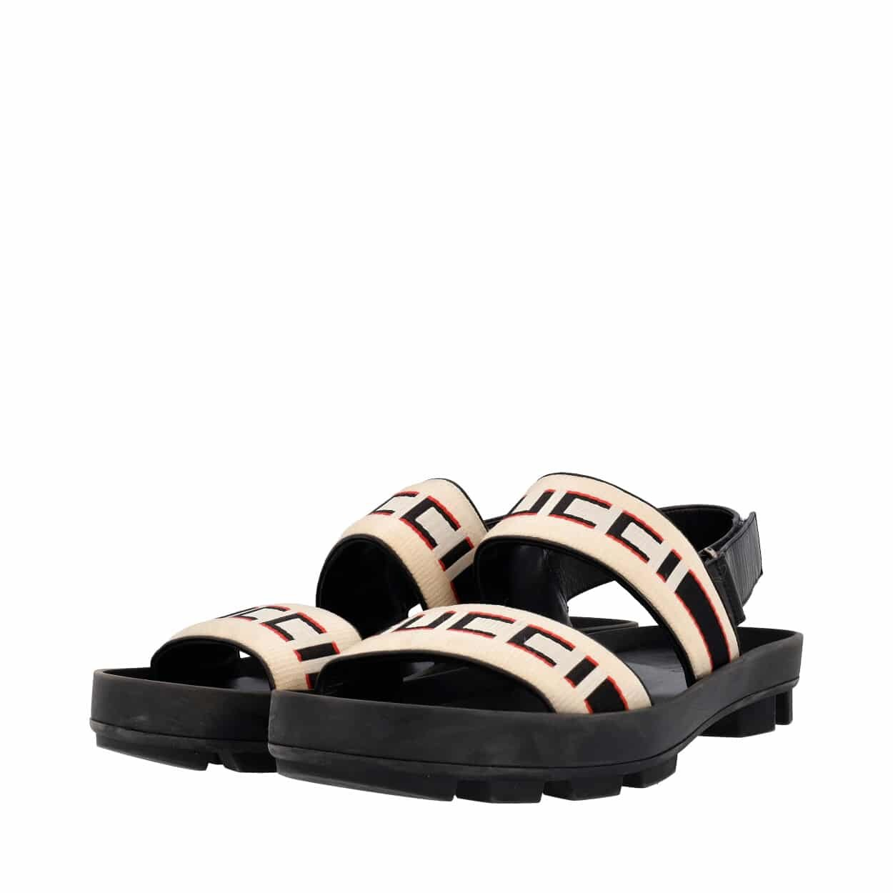 Gucci stripe strap shops sandal