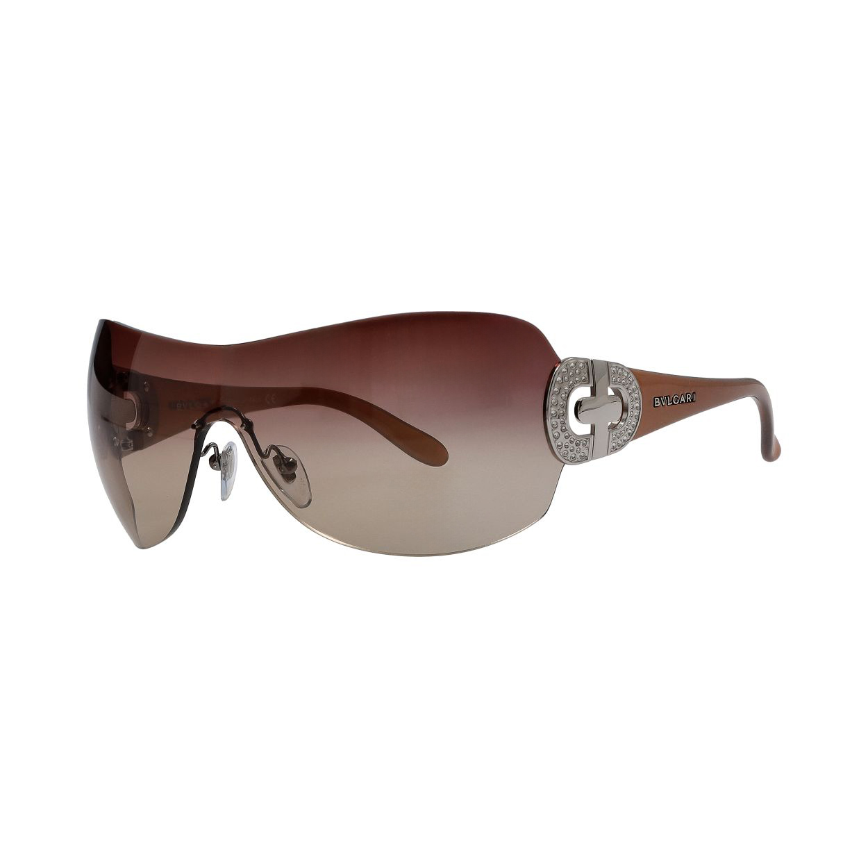 BULGARI Crystal Sunglasses 6007 B Taupe Luxity