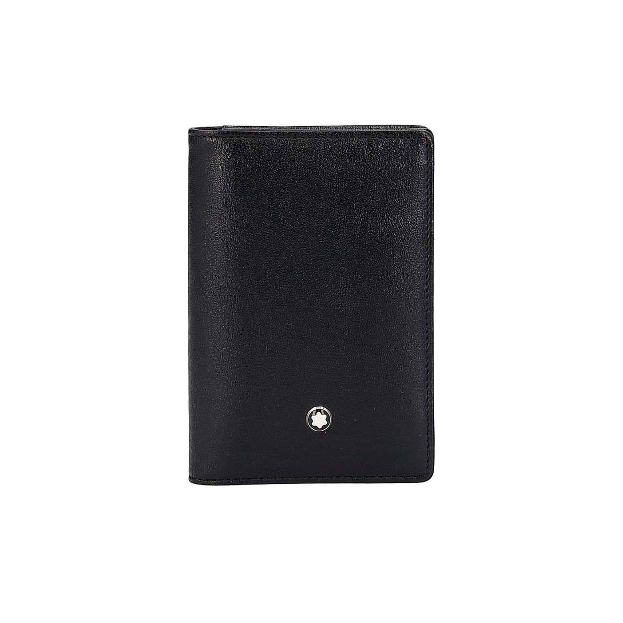 MONTBLANC Leather Meisterstuck Card Holder Black | Luxity